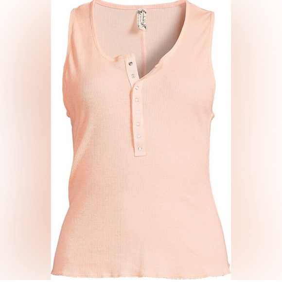Free People Intimately Laid Back Henley Tank✨ - Picture 3 of 8
